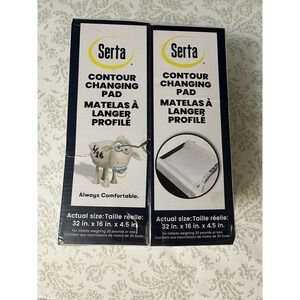 Serta Contour Infant Changing Pad-NEW In Box-w/safety straps-up to 30lbs